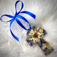 Load image into Gallery viewer, Preserved Floral Cross
