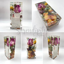 Load image into Gallery viewer, XL Floral Memorial Block