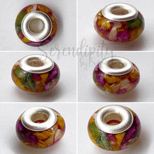 Load image into Gallery viewer, Memorial Keepsake Bead (Floral, Cremation, and Breastmilk)