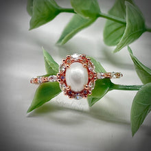 Load image into Gallery viewer, 5x7mm Oval Vintage Style Breastmilk Keepsake Ring