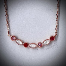 Load image into Gallery viewer, Marquise Breastmilk Necklace with Birthstones
