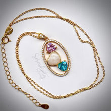 Load image into Gallery viewer, Triple Heart Breast Milk Pendant
