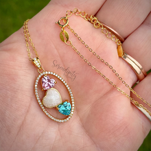 Load image into Gallery viewer, Triple Heart Breast Milk Pendant
