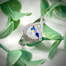 Load image into Gallery viewer, 6x8mm Teardrop Infinity Band Breastmilk Keepsake Ring