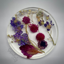 Load image into Gallery viewer, Floral Preservation Memorial Keepsake Coasters