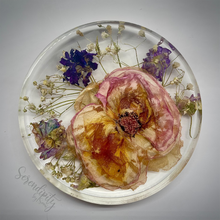 Load image into Gallery viewer, Floral Preservation Memorial Keepsake Coasters