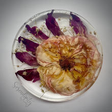 Load image into Gallery viewer, Floral Preservation Memorial Keepsake Coasters