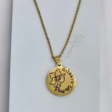 Load image into Gallery viewer, 20mm Stainless Steel Engraved Pendant