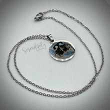 Load image into Gallery viewer, 20mm Stainless Steel Engraved Pendant