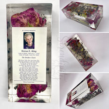 Load image into Gallery viewer, XL Floral Memorial Block
