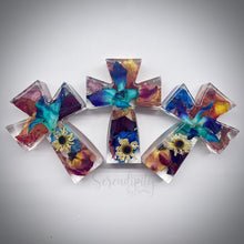 Load image into Gallery viewer, Preserved Floral Cross