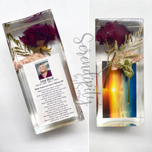 Load image into Gallery viewer, XL Floral Memorial Block