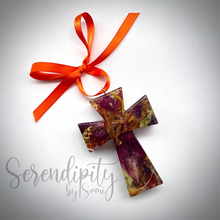 Load image into Gallery viewer, Preserved Floral Cross