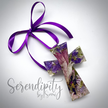 Load image into Gallery viewer, Preserved Floral Cross