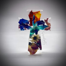 Load image into Gallery viewer, Preserved Floral Cross