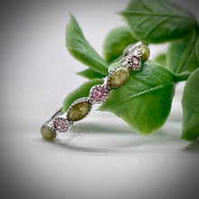 Load image into Gallery viewer, Floral Half Band Memorial Ring