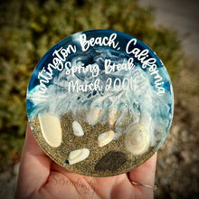 Load image into Gallery viewer, Beach Keepsake Coaster