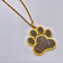 Load image into Gallery viewer, Large Paw Pet Cremation Necklace