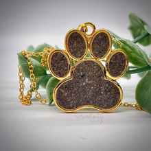Load image into Gallery viewer, Large Paw Pet Cremation Necklace