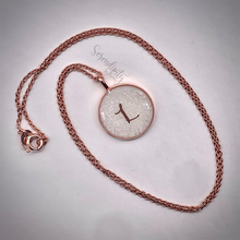 Load image into Gallery viewer, Sterling Silver Flat Round Breast Milk Pendant