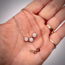 Load image into Gallery viewer, 6mm Three Space Sterling Silver Flat Round Breast Milk Pendant