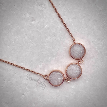 Load image into Gallery viewer, 6mm Three Space Sterling Silver Flat Round Breast Milk Pendant