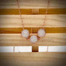 Load image into Gallery viewer, 6mm Three Space Sterling Silver Flat Round Breast Milk Pendant