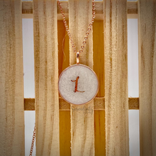 Load image into Gallery viewer, Sterling Silver Flat Round Breast Milk Pendant