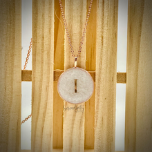 Load image into Gallery viewer, Sterling Silver Flat Round Breast Milk Pendant
