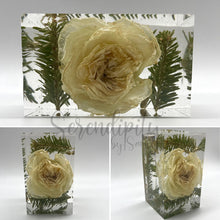 Load image into Gallery viewer, Floral Preservation Memorial Block