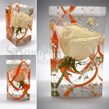 Load image into Gallery viewer, Floral Preservation Memorial Block