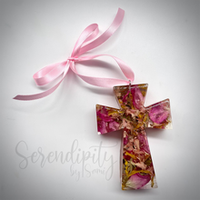Load image into Gallery viewer, Preserved Floral Cross