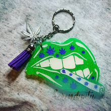 Load image into Gallery viewer, Smoking Lips Silicone Mold for Resin