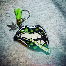 Load image into Gallery viewer, Smoking Lips Silicone Mold for Resin