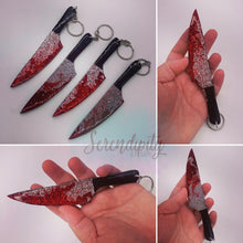 Load image into Gallery viewer, Stabby knife keychain