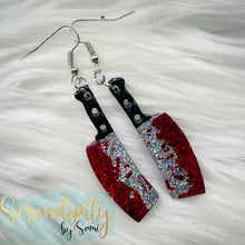 Load image into Gallery viewer, Bloody Meat Cleaver Earrings