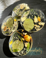 Load image into Gallery viewer, Floral Preservation Memorial Keepsake Coasters