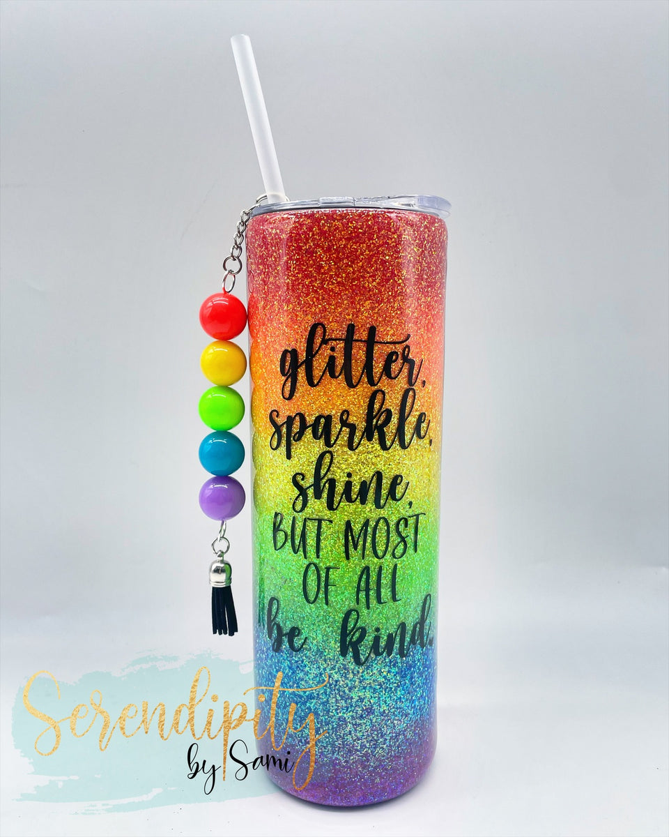 Straw Tumbler in Shine & Be Kind