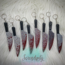 Load image into Gallery viewer, Stabby knife keychain