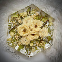 Load image into Gallery viewer, Large Hexagon Floral Preservation
