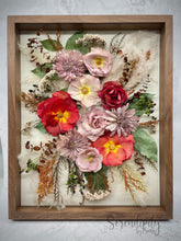 Load image into Gallery viewer, 16x20" Floral Preservation Shadow Box
