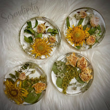 Load image into Gallery viewer, Floral Preservation Memorial Keepsake Coasters
