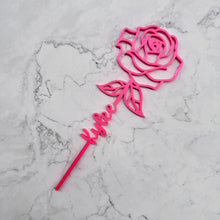 Load image into Gallery viewer, Custom Name 3D Printed Rose
