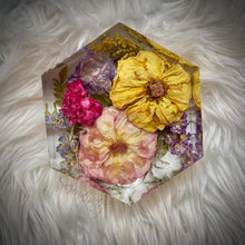 Load image into Gallery viewer, Small Hexagon Floral Preservation
