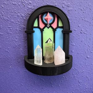 North Star Glass Window Shelf