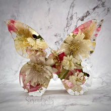 Load image into Gallery viewer, Floral Preservation Memorial Butterfly Keepsake (Large)
