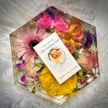 Load image into Gallery viewer, Large Hexagon Floral Preservation

