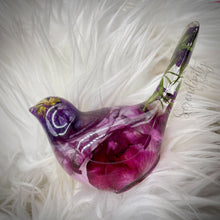 Load image into Gallery viewer, Floral Preservation Memorial Bird Keepsake

