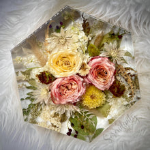 Load image into Gallery viewer, Extra Large Hexagon Floral Preservation
