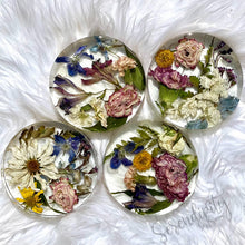 Load image into Gallery viewer, Floral Preservation Memorial Keepsake Coasters

